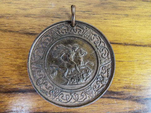 1902 Copper Coin Medallion East Ham School Medal