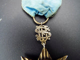 Antique Sterling Canadian Masonic SOE Medal Badge Gloucester Lodge 103 Fidelity