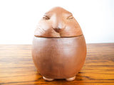 Vintage Monty Smith Rabbit Clay Pot Kitchen Dish Sculpture Malicious Rabbit