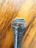 Antique Leather Walking Cane Plantation Cane Swagger Stick