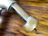 Antique American 19thC Brass Bar Corkscrew ~ The Acme