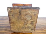 Antique Wooden Coffee Grinder Vintage Primitive Wood Hand Crank Herb Mill 1880s