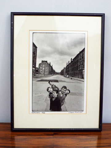 Original Signed Chaim Kanner Photograph ~ Glasgow 1966