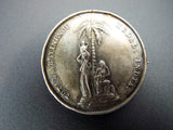 Antique Silver Temperance Total Abstinence Medal British India Badge Pin 1862