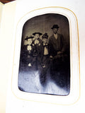 Antique 1870s Miniature Photograph Album