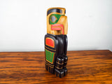 Vintage Eagle Totem Pole Sculpture by Cody Mathias