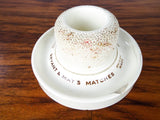 Antique Advertising Bryant & May Match Holder & Striker by Minton