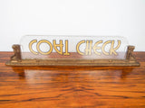 Art Deco Movie Theater Brass Sign ~ Coat Check