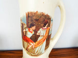 Antique Ceramic Mugs & Beer Pitcher Roman Religious Scenes