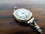 1920s Gruen Cushion Wrist Watch ~  Wisconsin Anti Saloon League