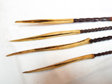 Antique Set of Cassowary Bone Head Hunting Tipped Arrows ~ Papua New Guinea