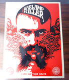 Original Signed Fairey Shepard Gaslamp Killer Poster - Limited Edition