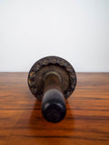 Antique Primitive Wood & Leather Rolling Pin