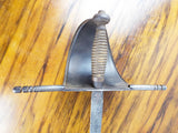 Antique Main Gauche European Sword Trefoil Blade