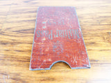 Antique German 1885 Metal Military Pass Etui Wallet