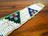 Native American Pyramid Beaded Traditional Belt ~ Northern Plains