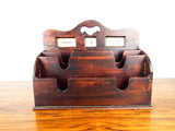 Original Edwardian British Perpetual Calendar Desk Organizer 1900 Arts & Crafts