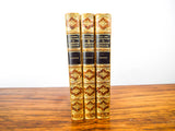 Constable Defoe 1925 Robinson Crusoe ~ Leather Bound 3 Volumes