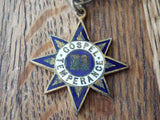 1920s Antique Religious Gospel Temperance Star Enamel Medal