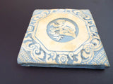 Antique 19th C Moravian Pottery Mercer Pottery Tile