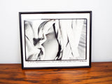 Vintage Signed Dedicated Art Photograph Black & White Risque Female Photo 1992