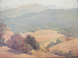 Vintage Signed Landscape Painting by California Artist Emilie Hall