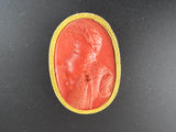 Antique 1800s Miniature Italian Wax Art Cameos