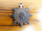 Antique Queen Victoria Legion of Honor Temperance Medal