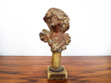 Antique French Art Nouveau Lady Mini Sculpture